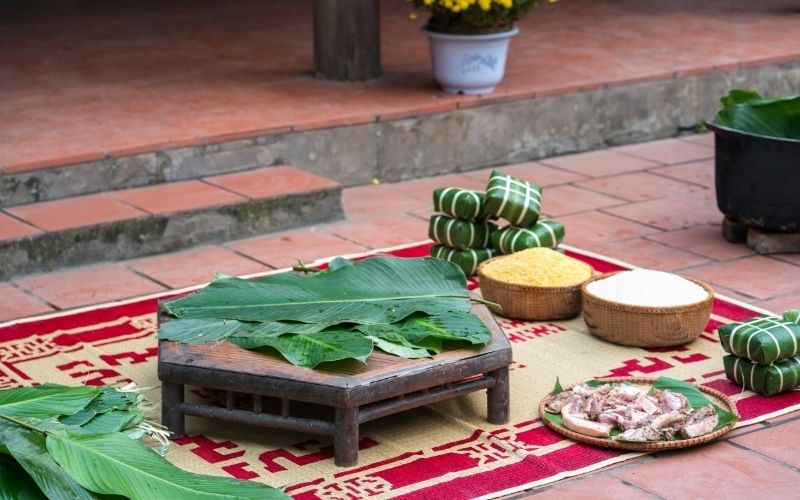 B&aacute;nh chưng T&ecirc;t vietnamien