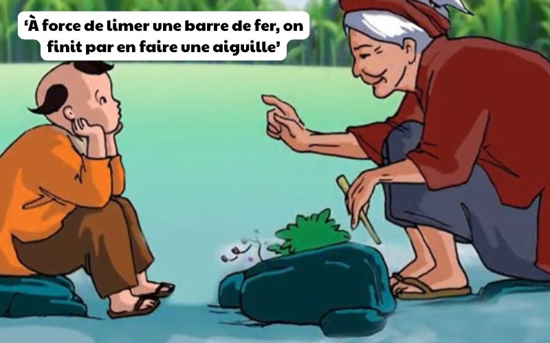 &Agrave; force de limer une barre de fer, on finit par en faire une aiguille