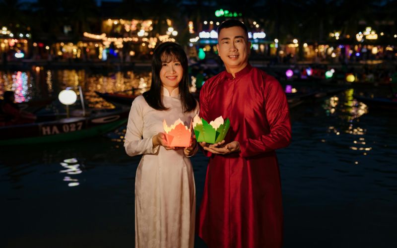 festival des lanternes &agrave; hoi an