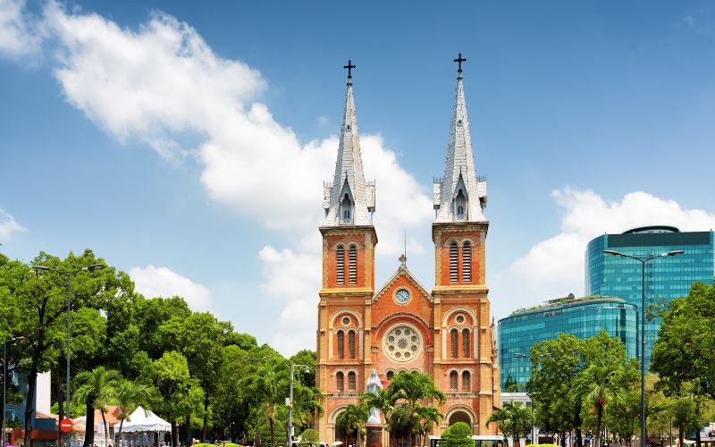 Cath&eacute;drale Notre-Dame de Saigon