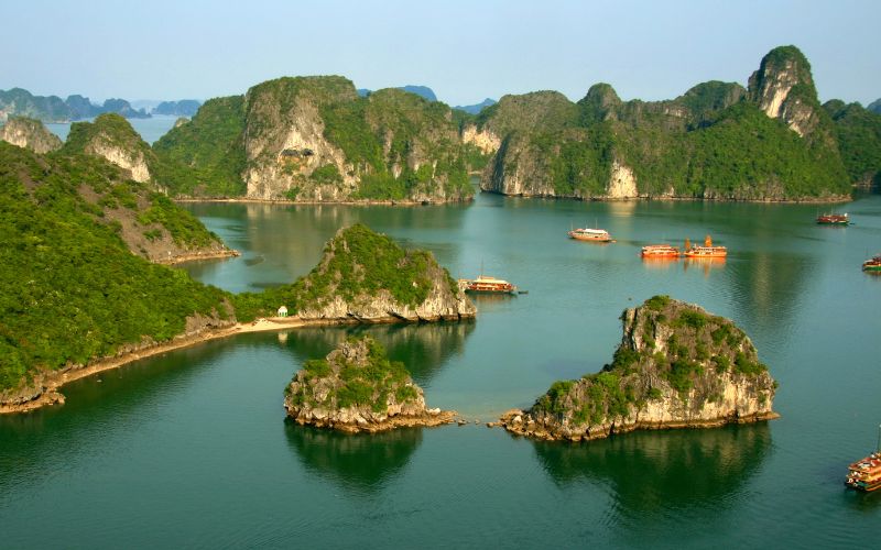 Baie d'Halong en octobre 
