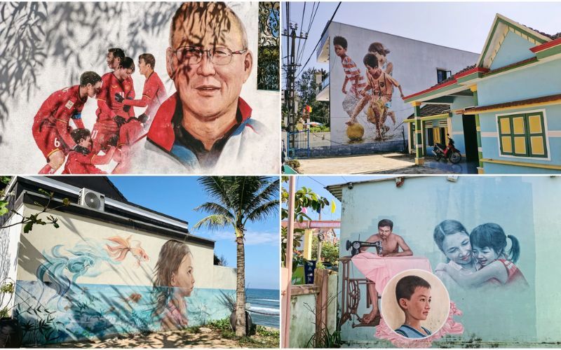 Village de fresques murales de Tam Thanh