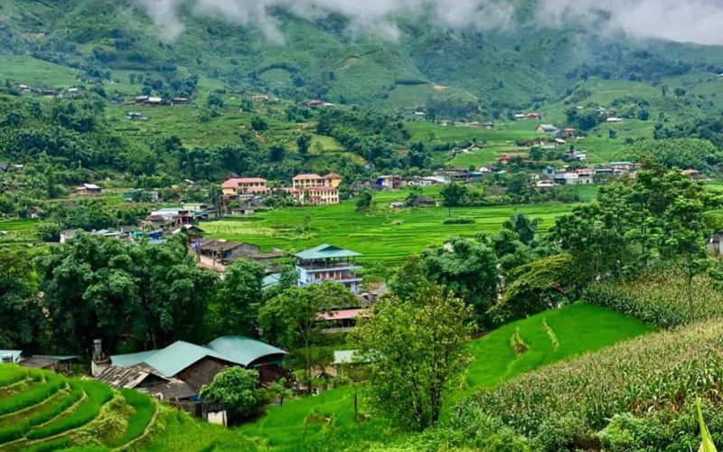 Villages anciens pittoresque du Nord Vietnam