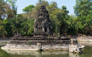 Neak Pean au Cambodge : le temple guérisseur au cœur du Baray